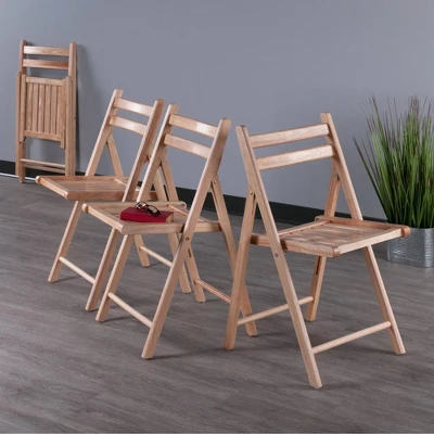 4pc Folding Chairs - Winsome 12 4pc Folding Chairs - Winsome - Image 10