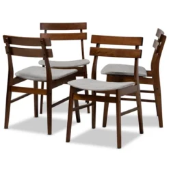Set Of 4 Devlin Upholstered Wood Dining Chairs - Baxton Studio 13 Set Of 4 Devlin Upholstered Wood Dining Chairs - Baxton Studio -Baxton Home Shop GUEST de43eff5 4982 4d50 84ae 3906808879c4