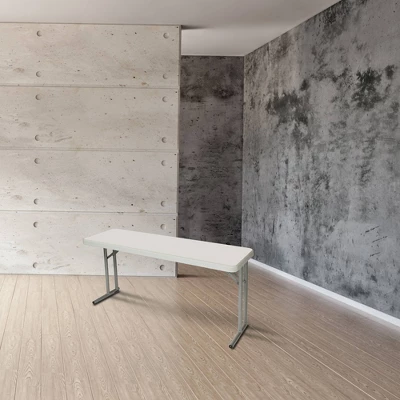 18"x60" Heavy Duty Seminar Folding Banquet Table Speckled Gray - Hampden Furnishings 6 18"x60" Heavy Duty Seminar Folding Banquet Table Speckled Gray - Hampden Furnishings - Image 4