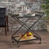 Sherianne Industrial Iron Bar Cart - Christopher Knight Home 2 Sherianne Industrial Iron Bar Cart - Christopher Knight Home -Baxton Home Shop GUEST deff7afc 74f9 4c11 b449 09ef75bcf258