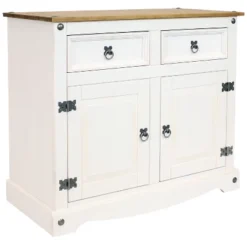 Sunnydaze Decor Sunnydaze Kitchen Sideboard Cabinet With 2 Drawers And 2 Doors - Solid Pine Construction -Baxton Home Shop GUEST dfe7b6cb 50c3 4bdb 96d3 368257b41bb0