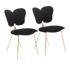 Set Of 2 Madeline Contemporary And Glam Chairs - LumiSource -Baxton Home Shop GUEST e06a22fe 7f8e 4f3f 9750 3fa85c7481c5