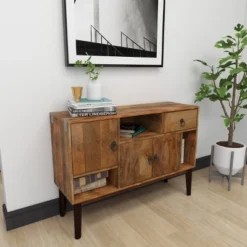 Modern Mango Wood Buffet Brown - Olivia & May -Baxton Home Shop GUEST e0d5bc48 92c4 433d ac47 11a0c4989b2b