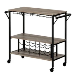 Munich Bar Cart With Wine Rack - South Shore -Baxton Home Shop GUEST e18a1d39 2d7f 4011 b466 5af3409eec3a
