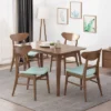 Set Of 4 Idalia Mid-Century Modern Dining Chairs Mint/Walnut - Christopher Knight Home -Baxton Home Shop GUEST e35a730a 1422 4564 b84a 307c684476ed