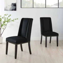 Set Of 2 Baron Performance Velvet Dining Chairs - Modway -Baxton Home Shop GUEST e3ff1931 4d97 41bb 8b0b a5b13eb34442