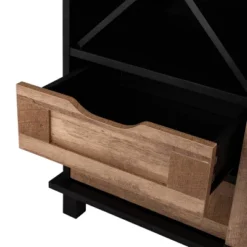 Modern Industrial Wine Cabinet With Sliding Door Brown - Glitzhome 15 Modern Industrial Wine Cabinet With Sliding Door Brown - Glitzhome -Baxton Home Shop GUEST e42c03b8 5d02 45c9 88ea a5e1d38115e7