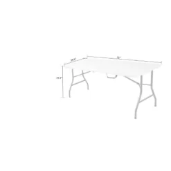 30" Fold-In-Half Blow Molded Folding Table - Room & Joy -Baxton Home Shop GUEST e437b0ad 1a53 44e4 9b66 f09b189d5057