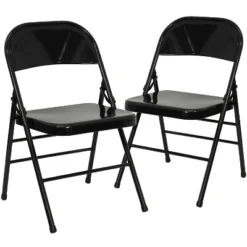 Emma And Oliver 2 Pack Home & Office Portable Party Events Steel Metal Folding Chair -Baxton Home Shop GUEST e4b96cc5 0868 4f90 8406 bd3e5e82d003