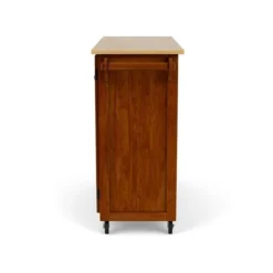 Create - A - Cart Kitchen Cart With Natural Top Cherry - Homestyles -Baxton Home Shop GUEST e560804d be32 4843 91ca 1f52e2fa15a8