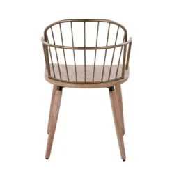 Riley Dining Chair Antique Copper/White Wash - Lumisource -Baxton Home Shop GUEST e58a1fbb 4f08 4c18 a11d e03d49d13701