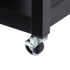 Sage Wood Kitchen Cart With Cupboard Black - CorLiving -Baxton Home Shop GUEST e69bc000 ce25 4b1f abc0 554787af6cf5