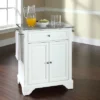 Lafayette Granite Top Portable Kitchen Island/Cart White/Gray - Crosley -Baxton Home Shop GUEST e6c95932 c95e 46ac 8fa9 78f23dfb069c
