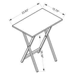 Penelope Tray Table - Powell -Baxton Home Shop GUEST e6e63baf 5ada 42ae b776 e24dee1e8e94