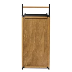 Jengarn Rolling Bar Cart Natural/Black - Aiden Lane 19 Jengarn Rolling Bar Cart Natural/Black - Aiden Lane -Baxton Home Shop GUEST e718c5f5 95c6 40d0 9649 f5469db4793d