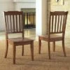 South Hill Slat Back Dining Chair 2 In Set - Inspire Q® -Baxton Home Shop GUEST e7537262 b690 4a17 93e0 7225cdc4eda7