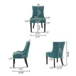 Set Of 2 Hayden Tufted Dining Chairs - Christopher Knight Home -Baxton Home Shop GUEST e7be4431 1335 4bd4 8ce2 9838320cf1e0