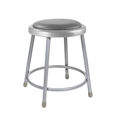 2pk Heavy Duty Vinyl Padded Steel Barstool Gray - Hampden Furnishings 3 2pk Heavy Duty Vinyl Padded Steel Barstool Gray - Hampden Furnishings