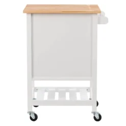 Sage Wood Kitchen Cart White - CorLiving -Baxton Home Shop GUEST e8d4c641 12fa 4036 a5cd 622e95bf9d88