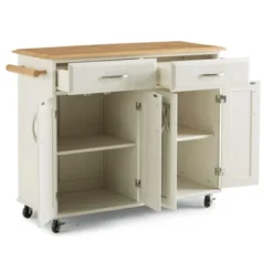 Dolly Madison White Kitchen Cart White - Home Styles -Baxton Home Shop GUEST ea7f2c57 167b 4fb5 82bd e962052aec40