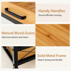 Costway 3-Tier Kitchen Cart Island Rolling Rack Serving Trolley Detachable Top & Glass Holder 18 Costway 3-Tier Kitchen Cart Island Rolling Rack Serving Trolley Detachable Top & Glass Holder -Baxton Home Shop GUEST eaba7631 7406 4408 8690 6b1b07ce9c3a