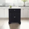 Lafayette Stone Top Portable Kitchen Island/Cart Black/White - Crosley -Baxton Home Shop GUEST eb4bf660 75cb 487c ae17 a0cb195fec6b