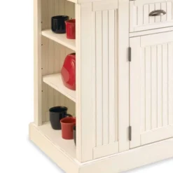 Nantucket Kitchen Island Off White - Homestyles -Baxton Home Shop GUEST ec97fa0b 6810 467f 97bd e042b3bfd4d4