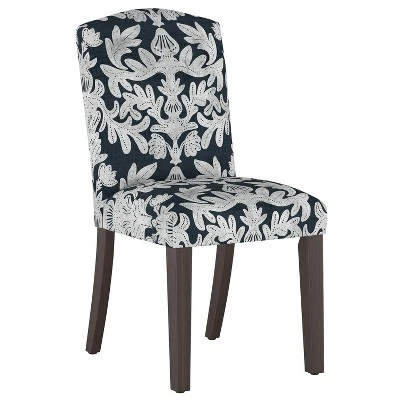 Alex Camel Back Dining Chair In Damask - Skyline Furniture 10 Alex Camel Back Dining Chair In Damask - Skyline Furniture - Image 8