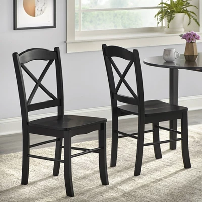 Set Of 2 Tiffany Cross Back Chairs - Buylateral 3 Set Of 2 Tiffany Cross Back Chairs - Buylateral