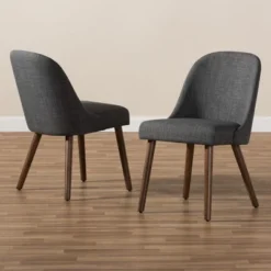 Set Of 2 Cody Mid Century Modern Walnut Finished Wood Fabric Upholstered Dining Chair - Baxton Studio 16 Set Of 2 Cody Mid Century Modern Walnut Finished Wood Fabric Upholstered Dining Chair - Baxton Studio -Baxton Home Shop GUEST effa4221 78d4 4587 b9e2 69143dddef2a