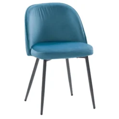 Ayla Velvet Upholstered Side Chair - CorLiving -Baxton Home Shop GUEST f0c217c7 b645 433a b766 13df7fad4f0d