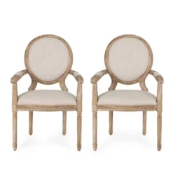 Set Of 2 Judith French Country Wood Upholstered Dining Chairs - Christopher Knight Home -Baxton Home Shop GUEST f0f0abb8 7053 46b6 b6ee 9cee7cea2951