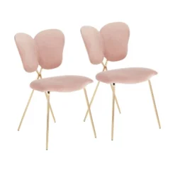 Set Of 2 Madeline Contemporary And Glam Chairs - LumiSource -Baxton Home Shop GUEST f15b2df1 700b 4c83 91f3 2200ccf102ad