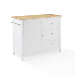 Soren Wood Top Kitchen Island/Cart Natural/White - Crosley 26 Soren Wood Top Kitchen Island/Cart Natural/White - Crosley -Baxton Home Shop GUEST f1d9ac2f eb31 4174 bd41 803329507cf5