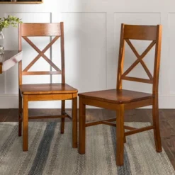 Set Of 2 Traditional Distressed Wood Dining Chairs - Saracina Home 9 Set Of 2 Traditional Distressed Wood Dining Chairs - Saracina Home -Baxton Home Shop GUEST f5098441 a476 42f8 bd14 7039d02a9ce1