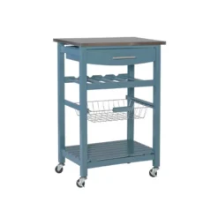 Clarke Kitchen Cart - Linon -Baxton Home Shop GUEST f55650ff 08c8 478e 8ae6 b5a5efcff5bf