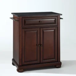 Alexandria Black Granite Top Portable Kitchen Island/Cart - Crosley 20 Alexandria Black Granite Top Portable Kitchen Island/Cart - Crosley -Baxton Home Shop GUEST f55baca7 02bc 46ee a0fd 9b65d44e89aa