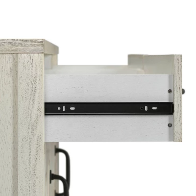 Roots Sideboard Whitewash - Crosley 14 Roots Sideboard Whitewash - Crosley - Image 12