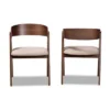2pc Danton Fabric Upholstered Wood Dining Chair Set - Baxton Studio -Baxton Home Shop GUEST f66561c1 e9ac 45e1 b9dc 8d2505e212d4