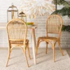 2pc Wina Rattan Dining Chair Set Natural/Brown - Bali & Pari -Baxton Home Shop GUEST f6f73347 d696 4fec a04f 293c62cced38