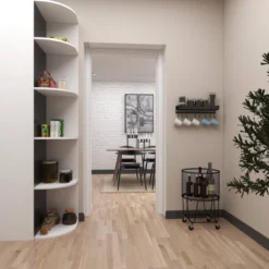 Industrial Metal Storage Cart Round Black CosmoLiving By Cosmopolitan -Baxton Home Shop GUEST f8331cf3 7a3d 448a 93d8 49833e50d1ca