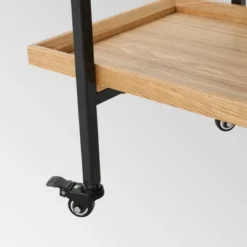 Gerard Industrial Wooden Bar Cart - Christopher Knight Home -Baxton Home Shop GUEST f8431f3c 9f57 4d00 80d3 36297e18921e