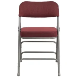 Flash Furniture 2 Pack HERCULES Series Premium Curved Triple Braced & Hinged Fabric Upholstered Metal Folding Chair -Baxton Home Shop GUEST f8cf64f0 e733 4452 9ee6 e89dd34f163d 1