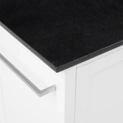 Soren Granite Top Kitchen Island/Cart Black/White - Crosley -Baxton Home Shop GUEST f8d2caeb 27d1 44c9 9f92 d535fbb8e7b4