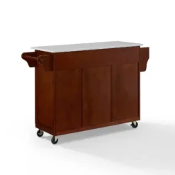 Eleanor Granite Top Kitchen Cart Mahogany - Crosley -Baxton Home Shop GUEST f8fb262d 8ad1 4c54 b366 76deab302145