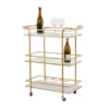 Glam Marble Bar Cart Gold - Olivia & May -Baxton Home Shop GUEST f9a0e66e 26b5 432c 907d ac204d27de52