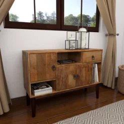 Modern Mango Wood Buffet Brown - Olivia & May -Baxton Home Shop GUEST f9d895fb 372e 4e7a b32f bb0448869f2a