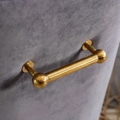 Set Of 2 Polyester Dining Arm Chair Gray - Kinwell -Baxton Home Shop GUEST f9e1ce4a 863c 4536 ae6b aa691e2f868b