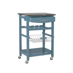 Clarke Kitchen Cart - Linon -Baxton Home Shop GUEST f9e257ad c4b5 49cd 8840 c84326058a51