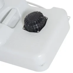 Kleankin Portable Camping Sink Hand Wash Station Basin 4.5 Gallon Tank 6.3 Gallon Recovery Tank & Soap Dispenser For RV, Outdoor, Indoor, HDPE, White -Baxton Home Shop GUEST fa9c3489 33ca 4f96 9a39 f07576554717